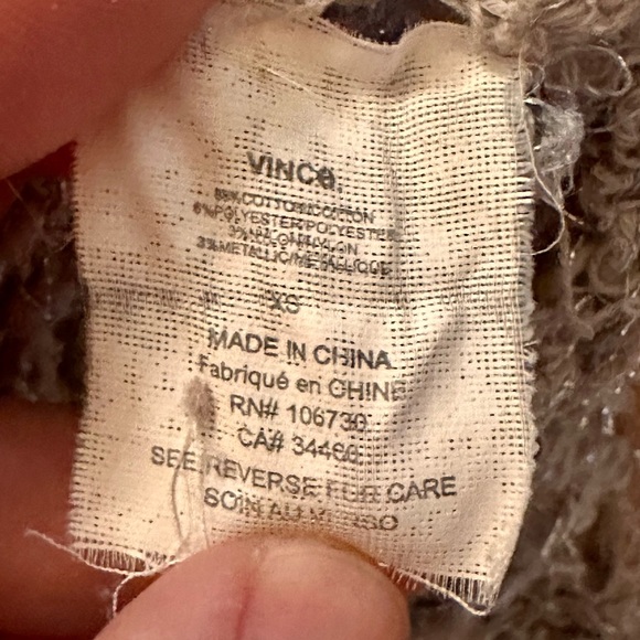 Women’s VINCE. Scoop Neck Sweater Size XS - Picture 4 of 6